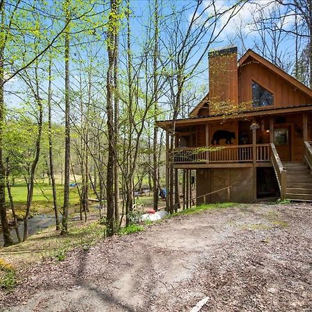 Cozy Cabin Beside Briar Creek, Fire Pit, Wifi Villa Ellijay Bagian luar foto