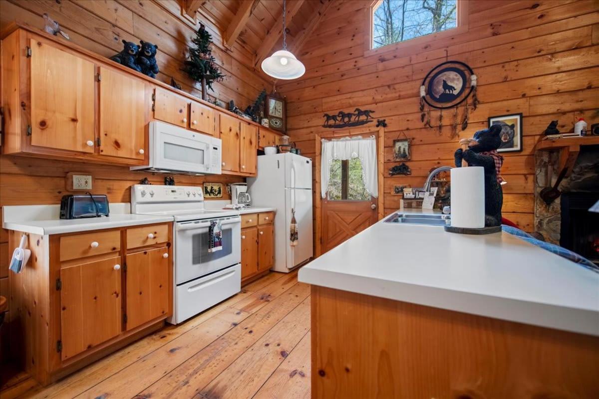 Cozy Cabin Beside Briar Creek, Fire Pit, Wifi Villa Ellijay Bagian luar foto