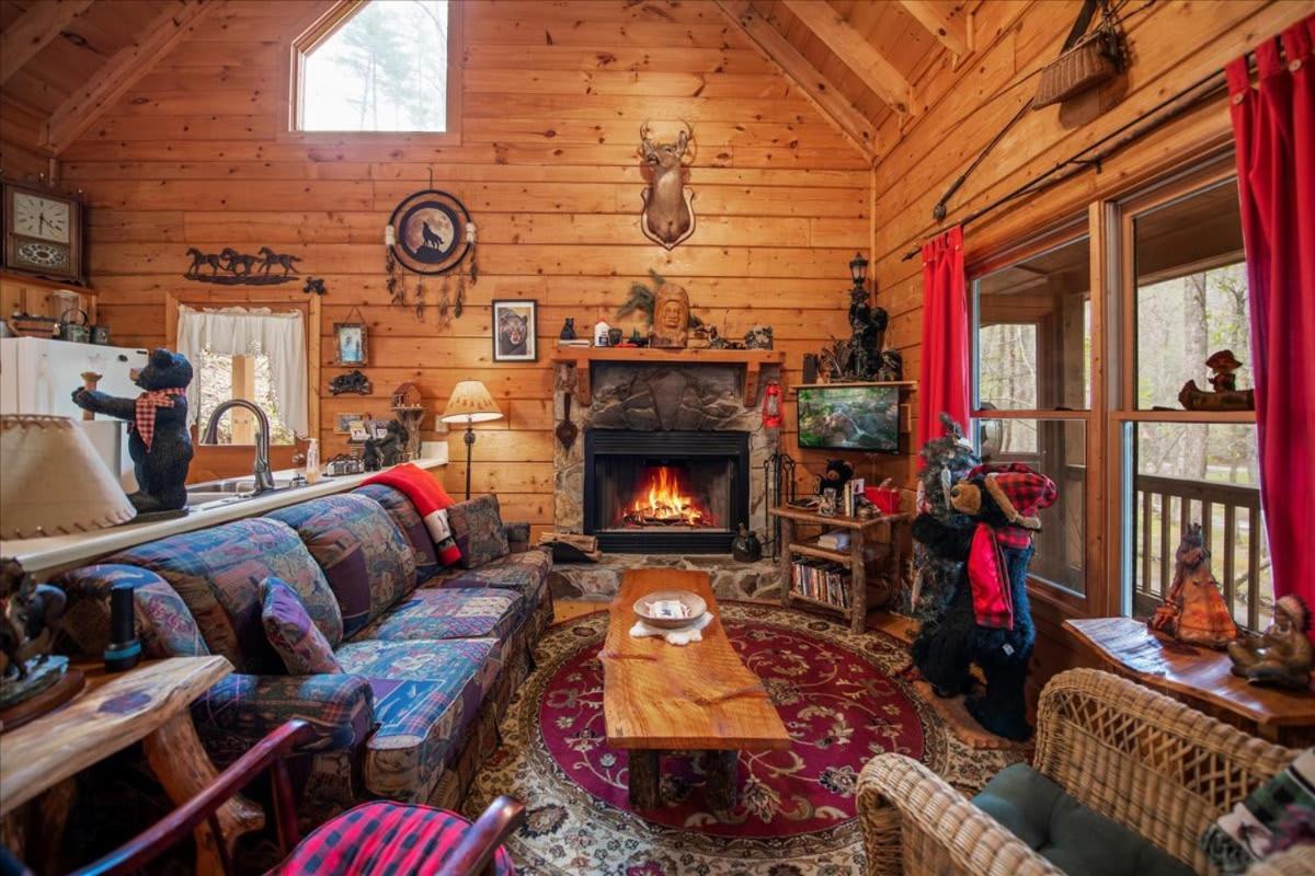 Cozy Cabin Beside Briar Creek, Fire Pit, Wifi Villa Ellijay Bagian luar foto